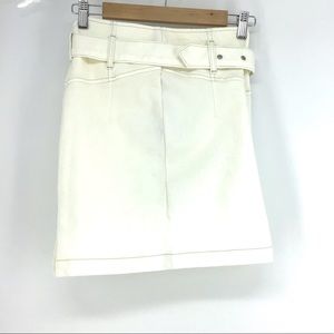 Free People White Livin' It Up Pencil Skirt NWT